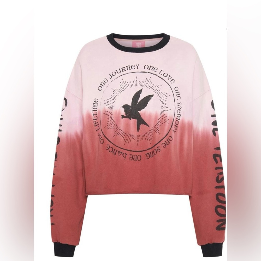 One Teaspoon NWT From the Stars Dipped Collection Crewneck SZ XS online now